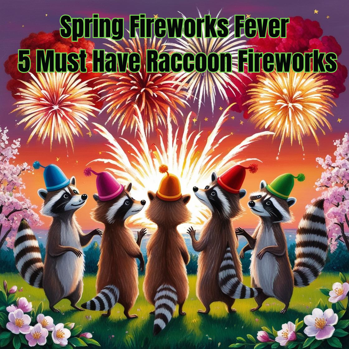 Spring Fireworks Fever: 5 Must-Have Raccoon Fireworks That Just Landed