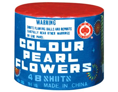 48 SHOT COLOR PEARL FLOWERS BY RL(20/4)