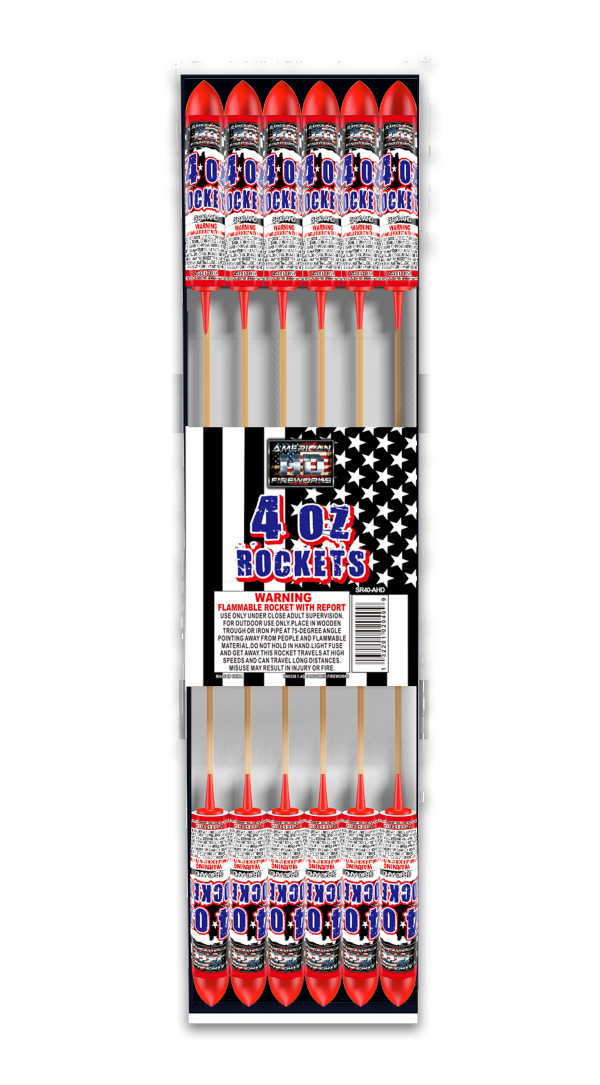4 OZ ROCKETS BY AHD(36/12)