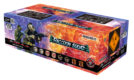 RACCOON SQUAD BY 866(2/4) (Case - 8 Units)