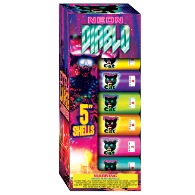 BC NEON DIABLO 5" SHELLS BY BC(12/6)