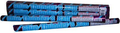 10 BALL BLUE THUNDER CANDLES BY LEG(24/6)