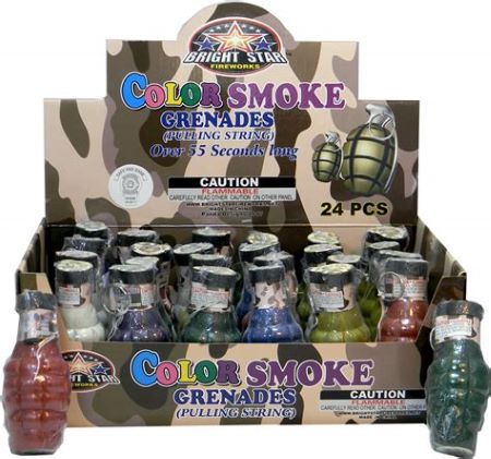 COLOR SMOKE GRENADES (6/24)