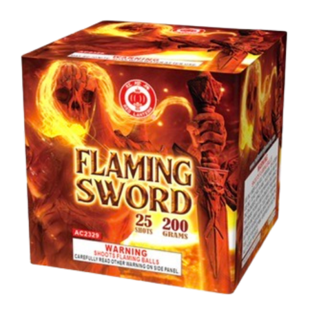 FLAMING SWORD BY RL (24/1)