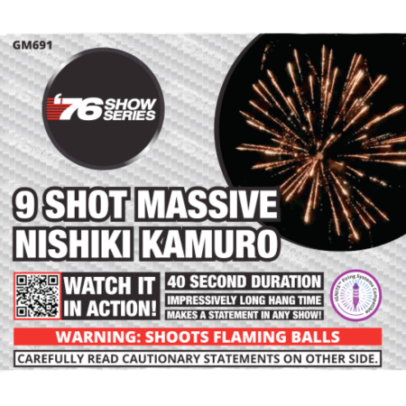 9S NISHIKI KAMURO 40SEC PRO BY 76P(4/1)