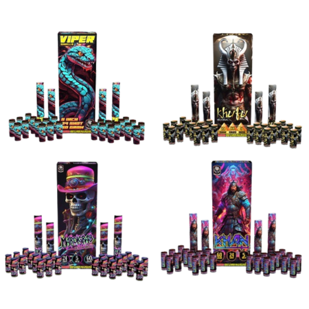 5" KK MARDI GRAS VIPER SHELLS BY RL (4/24)