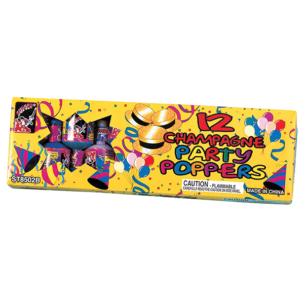PARTY POPPERS BY SG (72/12)