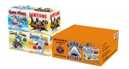 SHARK ATTACK ASST CASE BY RA(1/4) (Case - 4 Units Mixed)