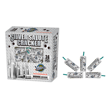SILVER SALUTE CRACKER BY M (60/24)