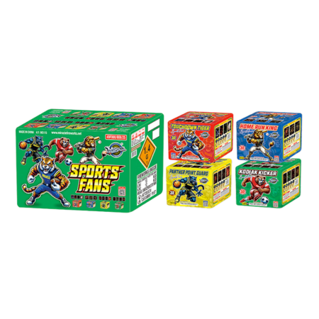 SPORTS FANS 25'S BY M (1/4) (Case - 4 Units Mixed)