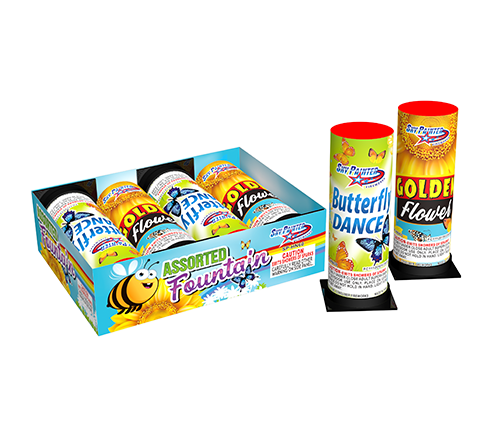 GOLDEN FLOWERS & BUTTERFLY DANCE ASSORTMENT BY SP(36/4)