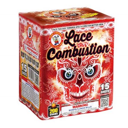 LACE COMBUSTION BY W(8/1)