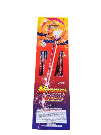 MORNING GLORY 14" SPARKLERS BY LEG(15/24/6)