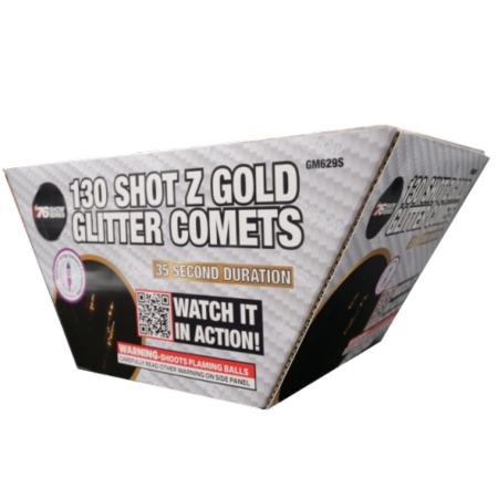 130S Z GOLD GLITTER COMETS 35 SEC BY 76P(2/1)