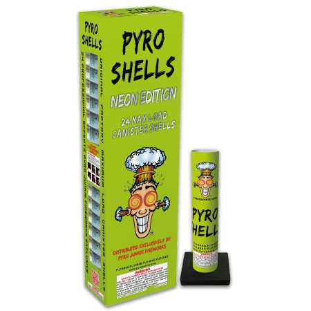 Pyro Shells Neon Edition By PJ (Case - 4 Units)