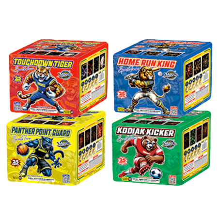 SPORTS FANS 25'S BY M (1/4) (Case  - 4 Units Mixed)