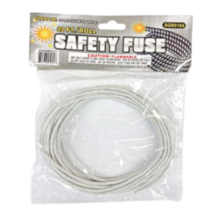 White Safety Fuse (0.3-1.25 sec/ft)